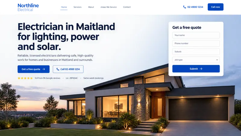 Concept website design